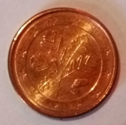 Image #2 of 1 Euro Cent 2017 A