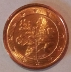 Image #2 of 1 Euro Cent 2018 A
