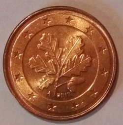 Image #2 of 2 Euro Cent 2017 A