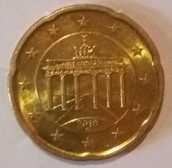 Image #2 of 20 Euro Centi 2018 D
