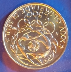 Image #1 of 500 Lire 1988 - Summer Olympics 1988