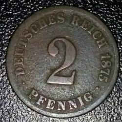 Image #2 of 2 Pfennig 1875 C