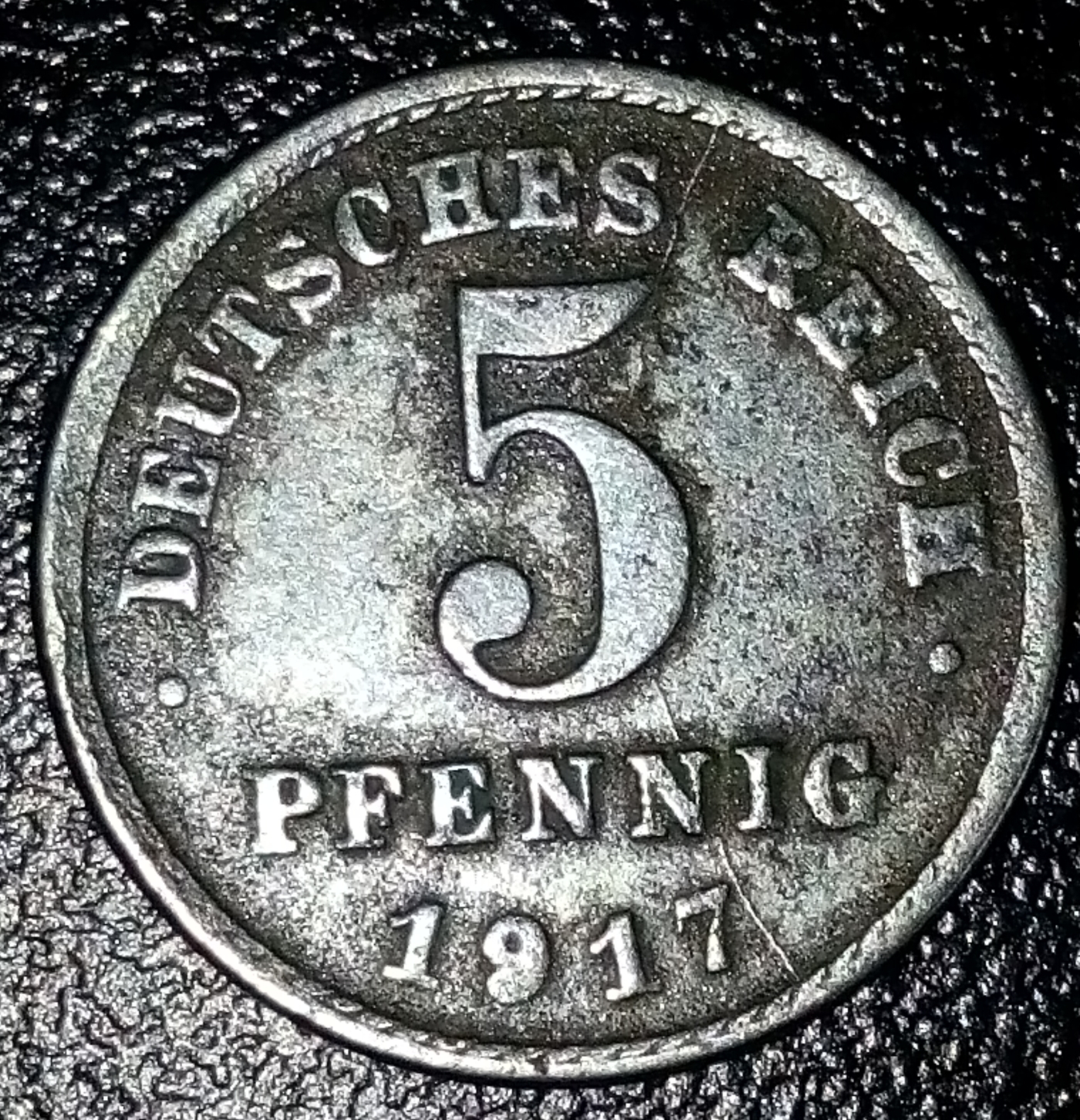 Empire 5 Pfennig KM# 19 Iron 1917 A Germany