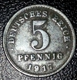 Image #2 of 5 Pfennig 1917 J