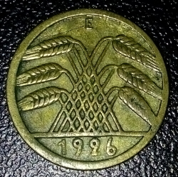 5 Reichspfennig 1926 E
