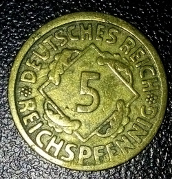 Image #2 of 5 Reichspfennig 1926 E