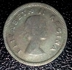 Image #1 of 3 Pence 1954