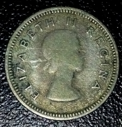Image #1 of 3 Pence 1955