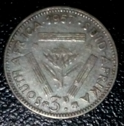 Image #2 of 3 Pence 1957