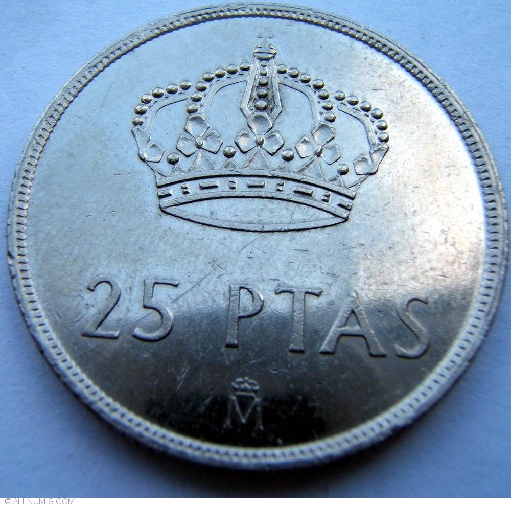 25 Pesetas 1983 Juan Carlos I 1975 1989 Spain Coin 470