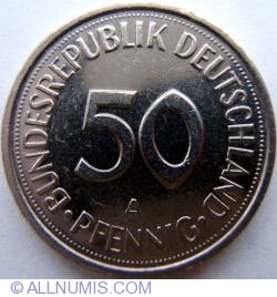 Image #1 of 50 Pfennig 1990 A