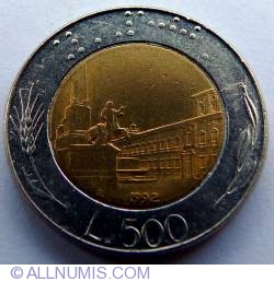 500 Lire 1992