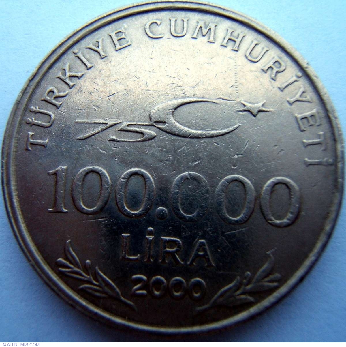 lira 2000 coin allnumis