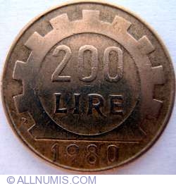 Image #1 of 200 Lire 1980