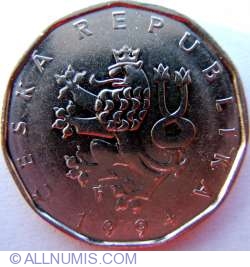 2 Coroane 1994 (Monetăria Jablonec nad Nisou - Cehia)