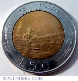 Image #1 of 500 Lire 1986