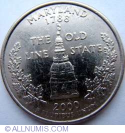 Image #1 of State Quarter 2000 P - Maryland