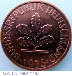 Image #2 of 1 Pfennig 1973 F