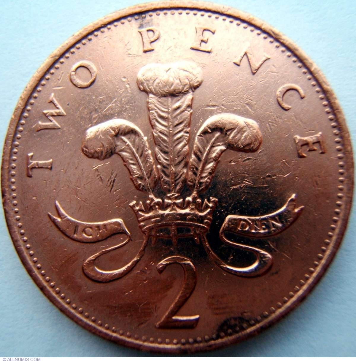 2 Pence 1989 Elizabeth II 1952 2022 Great Britain Coin 1106