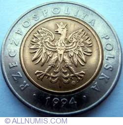 Image #2 of 5 Zlotych 1994
