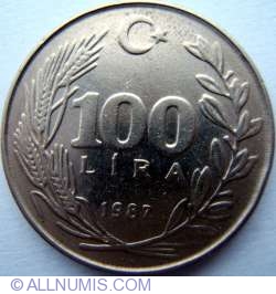 Image #1 of 100 Lira 1987
