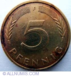 Image #1 of 5 Pfennig 1976 F