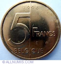 5 Franci 1998 (Belgique)