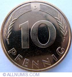 Image #1 of 10 Pfennig 1995 D