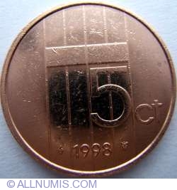 Image #1 of 5 Cents 1998
