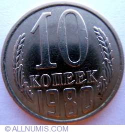 Image #1 of 10 Kopeks 1980