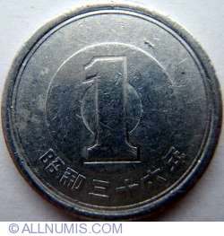 1 Yen 1961 (anul 36)