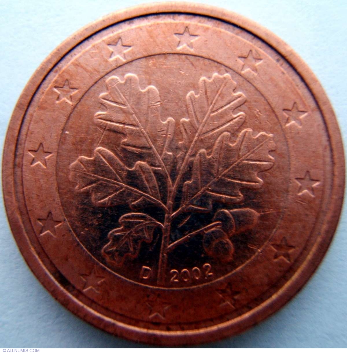 2 Euro Cent 2002 D Euro 2002 present Germany Coin 1200