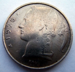 Image #2 of 5 Francs 1975 (Belgique)