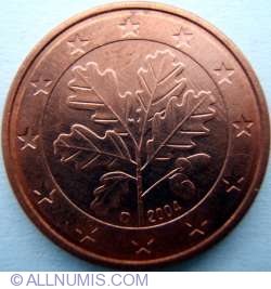 Image #2 of 5 Euro Cent 2004 D