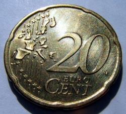 Image #1 of 20 Euro Cenţi 2002 A