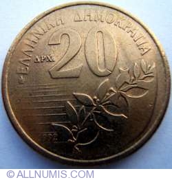Image #1 of 20 Drachmes 1992