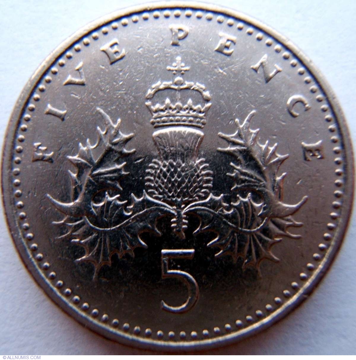 5 Pence 1990, Elizabeth II (1952-present) - Great Britain - Coin - 1118