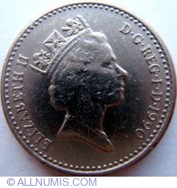 Image #2 of 5 Pence 1990