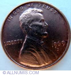 Image #2 of 1 Cent 1969 D