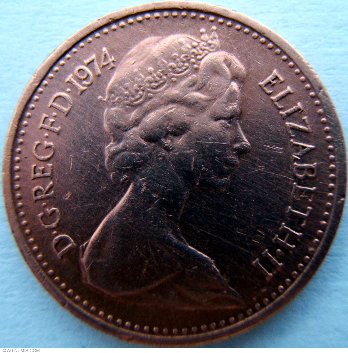 1 2 New Penny 1974 Elizabeta A II a 1952 2022 Marea Britanie 