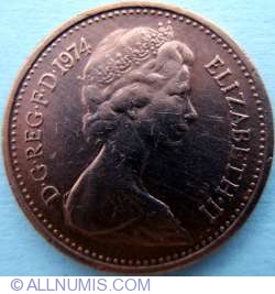 Image #2 of 1/2 New Penny 1974