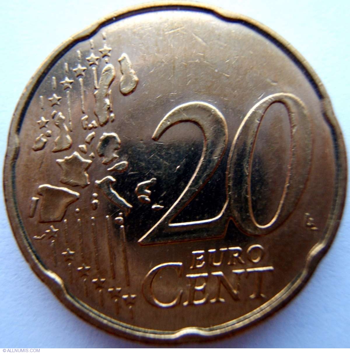 20 Euro Cent 1999 Euro 1999 2009 Fran a Moned 830
