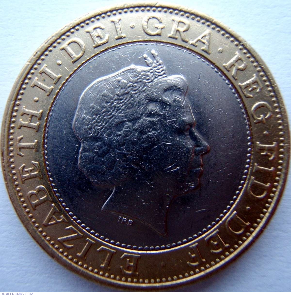 2 Pounds 1998 Elizabeth II 1952 present Great Britain Coin 2968