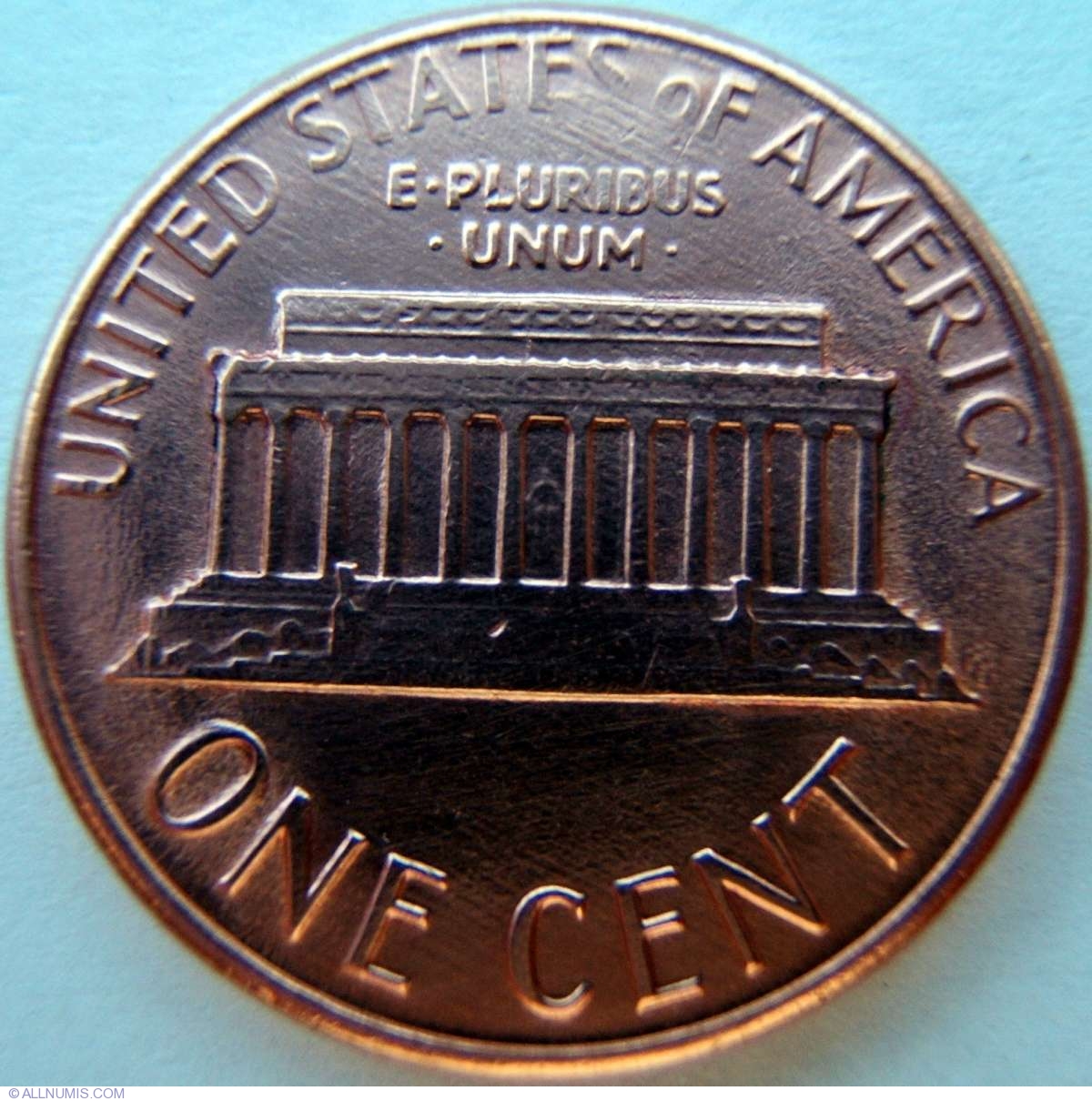 1 Cent Lincoln Memorial Cent (copper plated zinc) - United States –  Numista