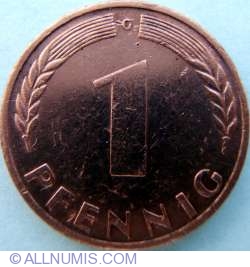 Image #1 of 1 Pfennig 1950 G