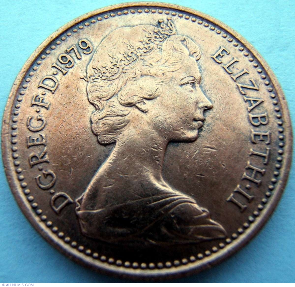 1 New Penny 1979 Elizabeta A II a 1952 2022 Marea Britanie 