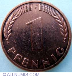 Image #1 of 1 Pfennig 1950 F