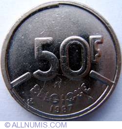 50 Franci 1987 (Belgique)