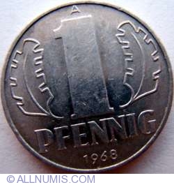 Image #1 of 1 Pfennig 1968 A