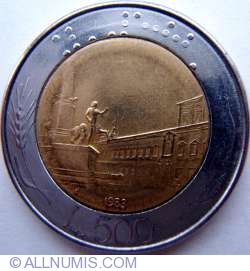 Image #1 of 500 Lire 1983